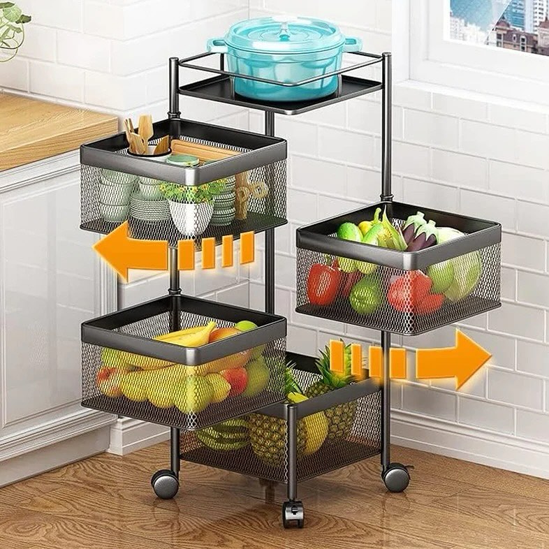 4 layer square shape kitchen rack 4 layer square shape kitchen rack