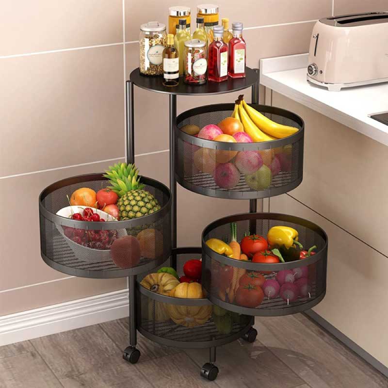 4 layer round shape kitchen rack 4 layer round shape kitchen rack