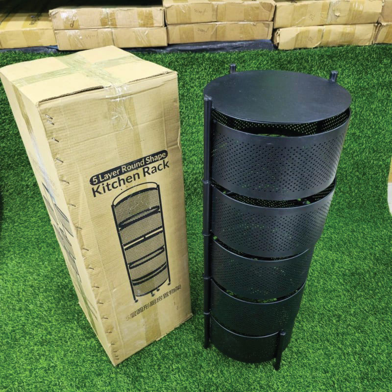 4 layer round shape kitchen rack 4 layer round shape kitchen rack