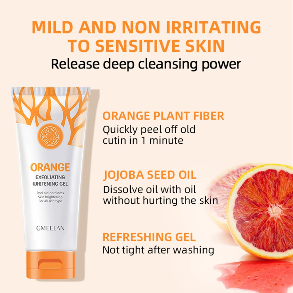 orange exfoliating whitening gel orange exfoliating whitening gel