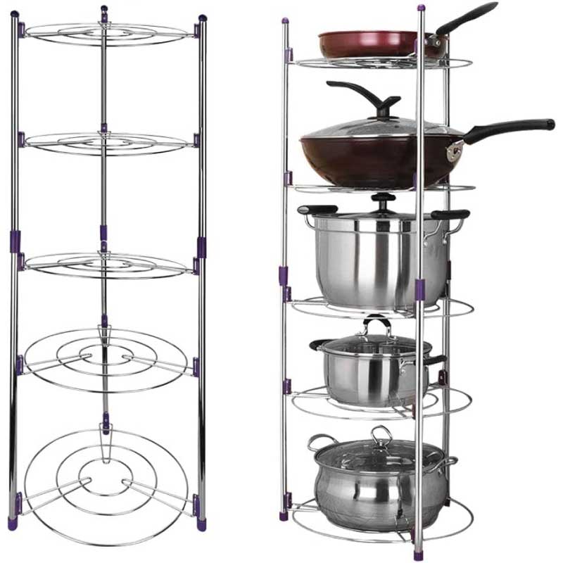 super pot stand 5 layer kitchen pot organizer super pot stand 5 layer kitchen pot organizer