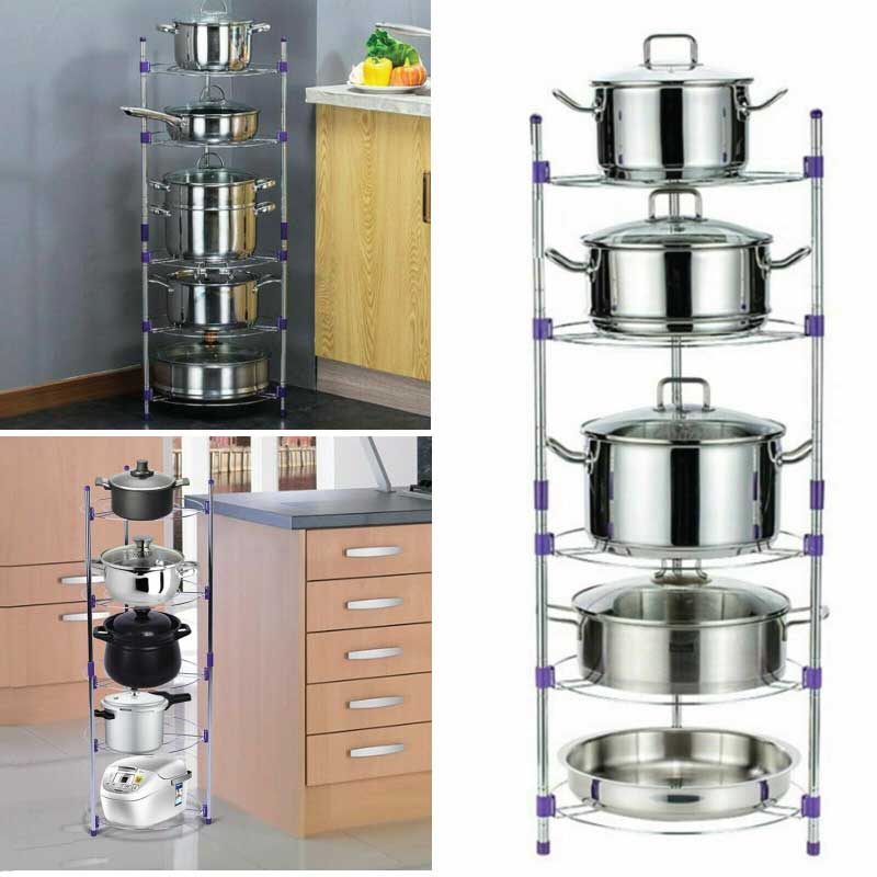 super pot stand 5 layer kitchen pot organizer super pot stand 5 layer kitchen pot organizer