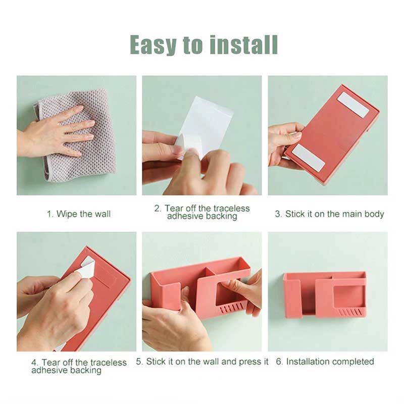 wall mounted double layer phone holder wall mounted double layer phone holder